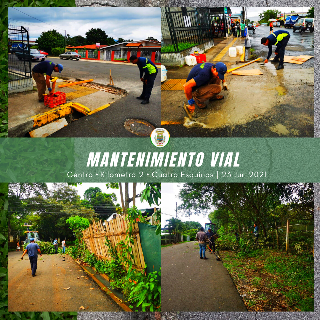 Mantenimiento Vial Centro • Kilometro 2 • Cuatro Esquinas